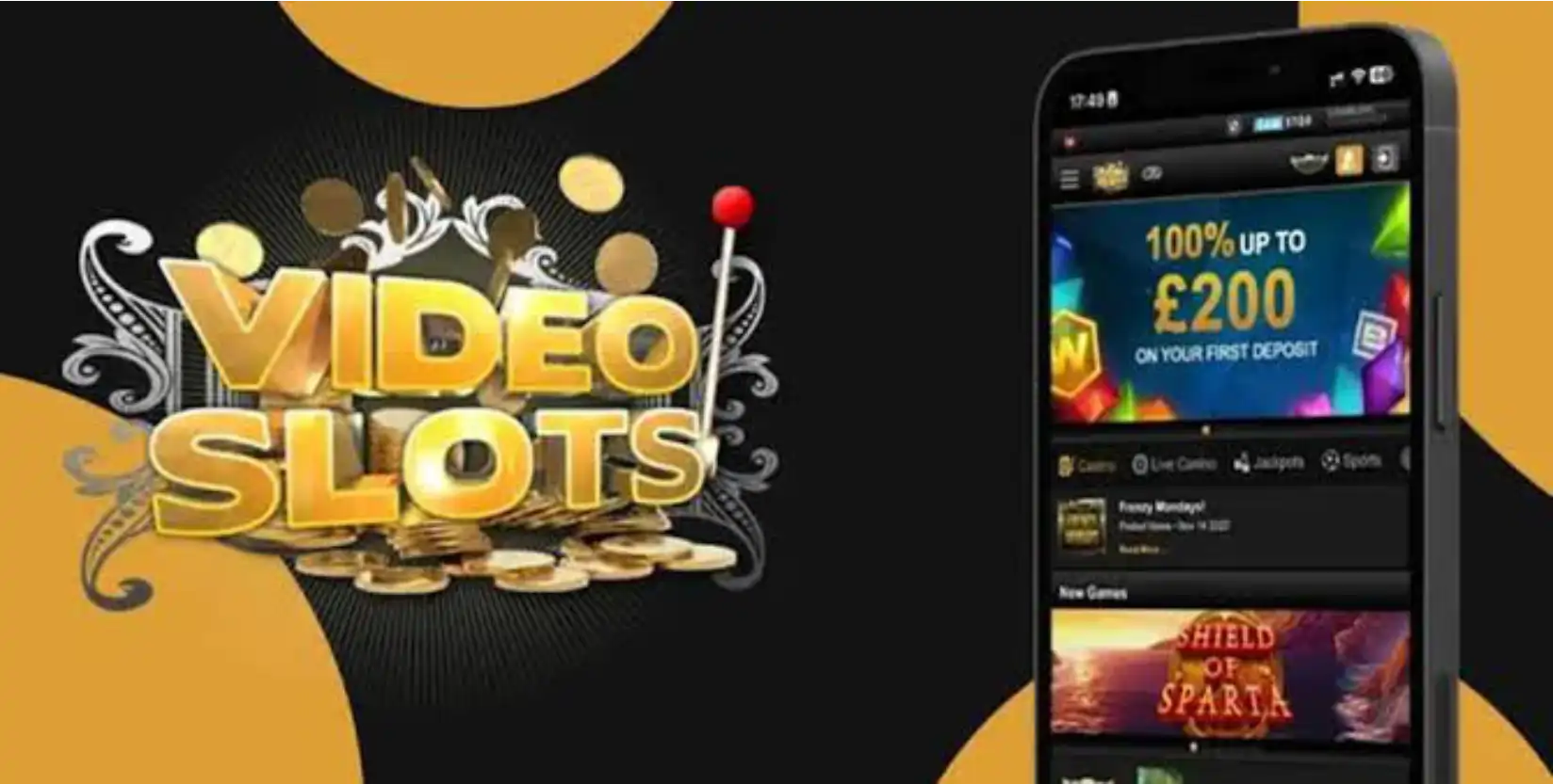 VideoSlots Casino App-Screenshot